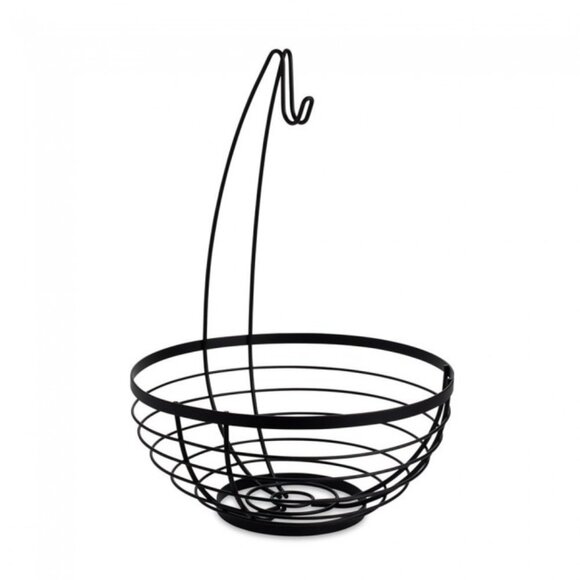 iDesign Banana Hanger Fruit Basket (Matte Black) Kitchen - Picture 4 of 5
